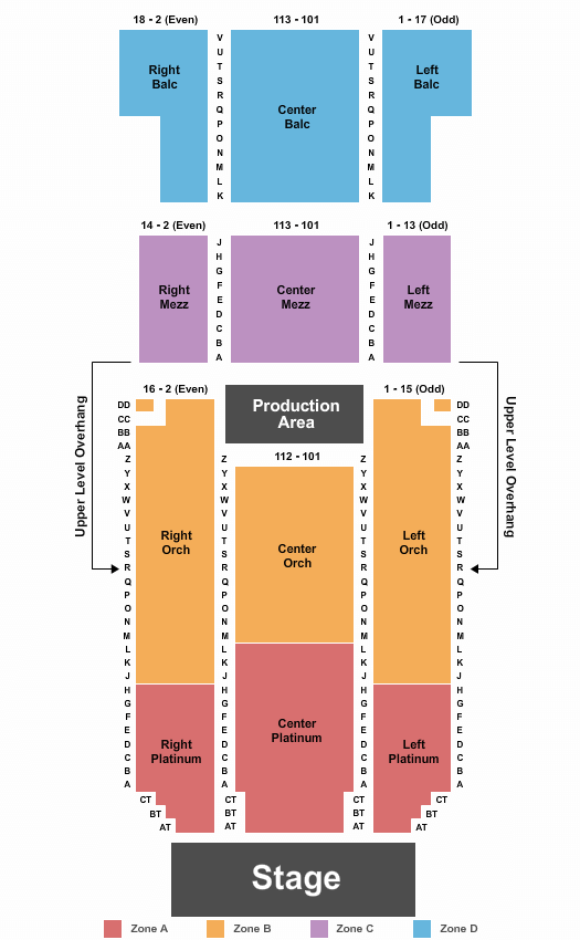 Bergen Performing Arts Center Brett Goldstein Seating Chart